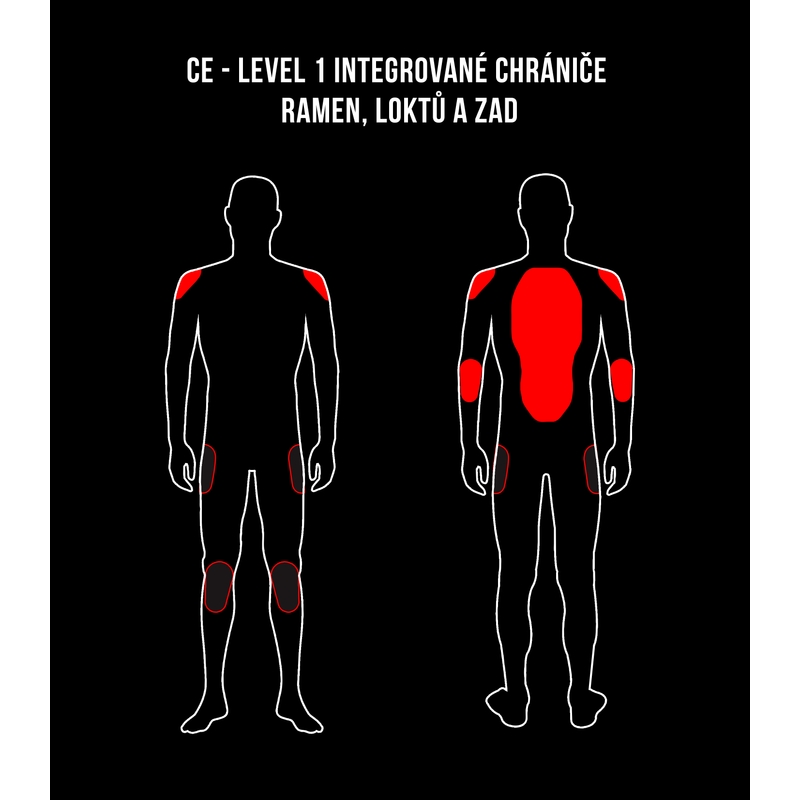 Damen Motorradjacke kurvig Street Racer Amber - II. Qualität