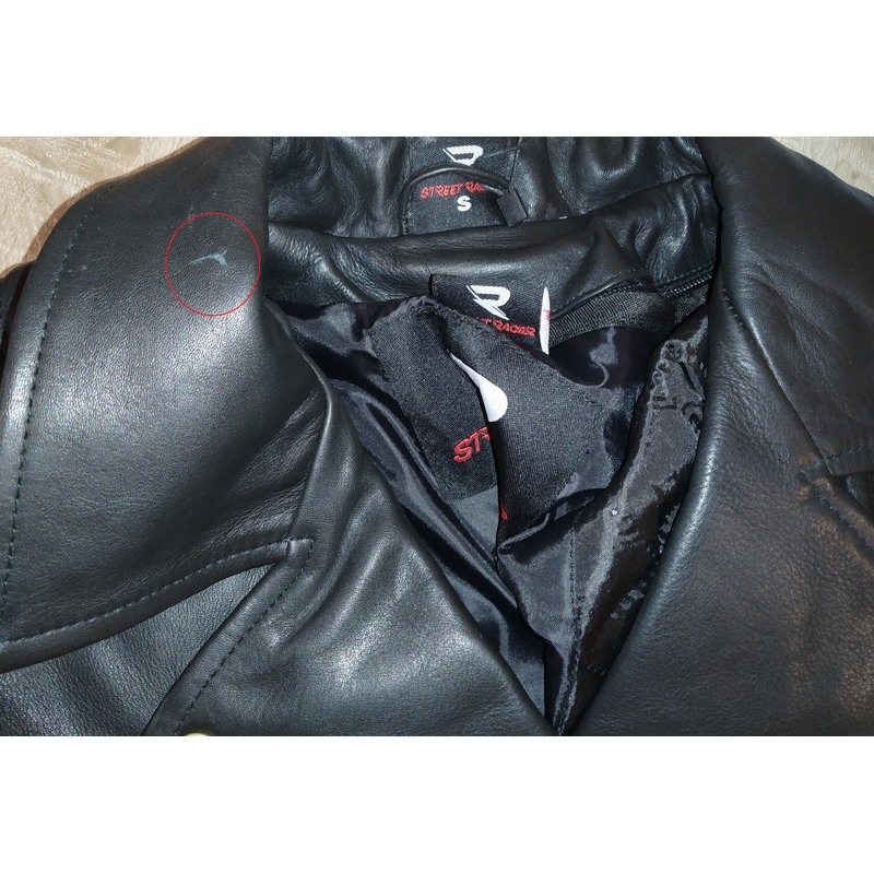 Damen Motorradjacke kurvig Street Racer Amber - II. Qualität