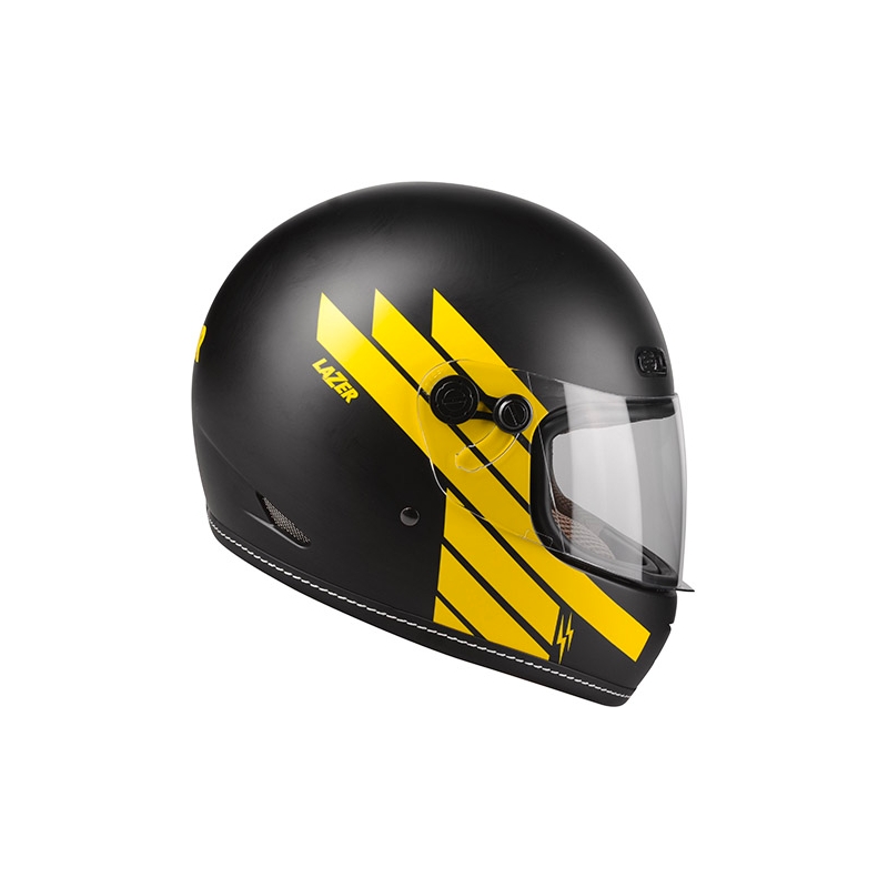 Integral Motorradhelm Lazer Oroshi Step schwarz-gelb