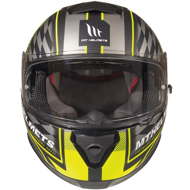 MT Thunder 3 SV Isle Of Man schwarz-grau-fluo gelb Integral Motorradhelm