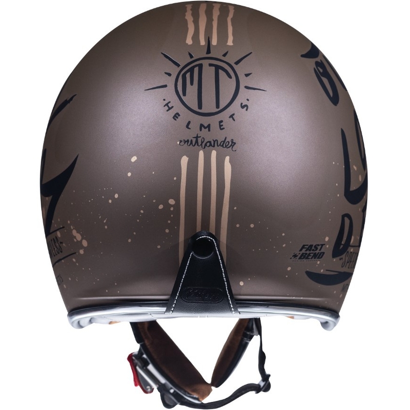 MT LeMans 2 SV Outlander offener Motorradhelm braun matt