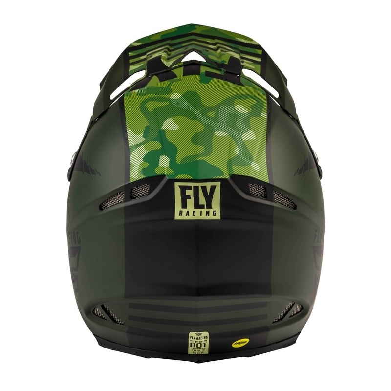 Motocross Helm FLY Racing F2 Carbon Granite schwarz-grün
