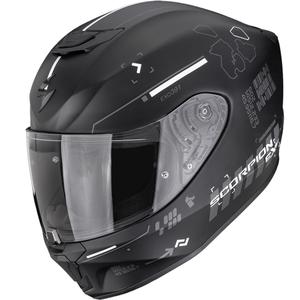 Scorpion EXO-391 Iron Integralhelm für Motorräder, matt schwarz-silber