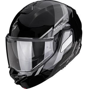 Scorpion EXO-TECH II Markus Klapphelm für Motorräder, schwarz-silber