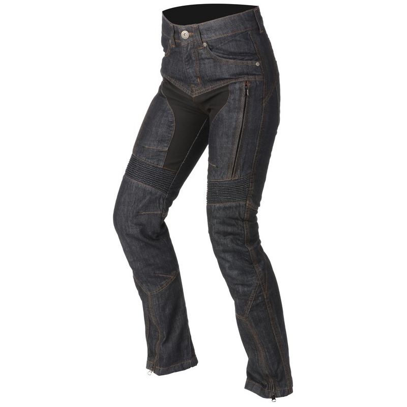 Blaue Motorradjeans Ayrton Date für Frauen