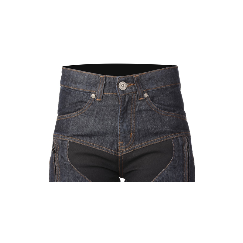 Blaue Motorradjeans Ayrton Date für Frauen