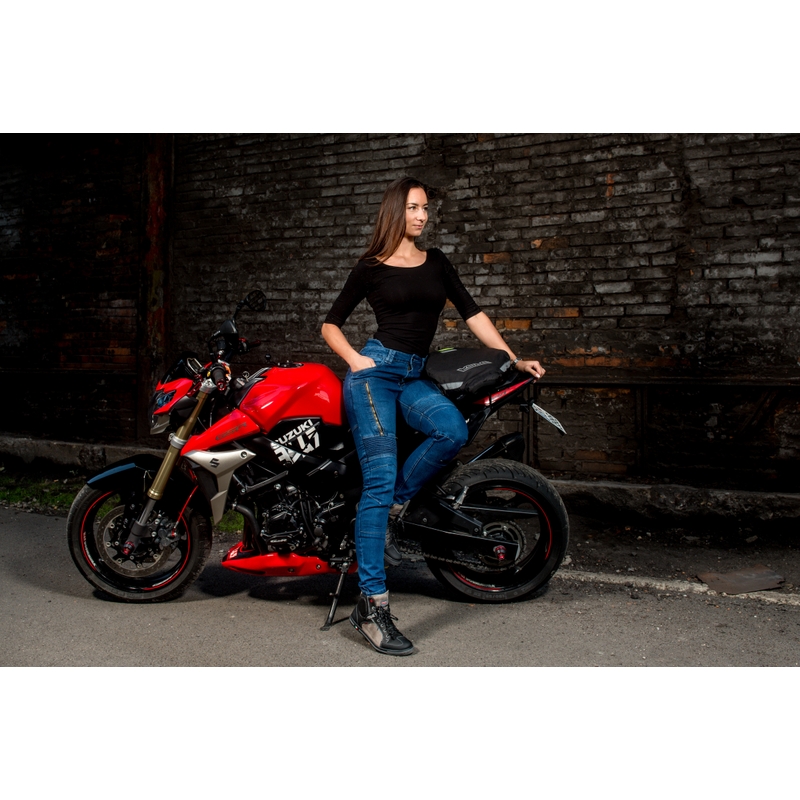 Damenjeans Street Racer Basic blau Ausverkauf