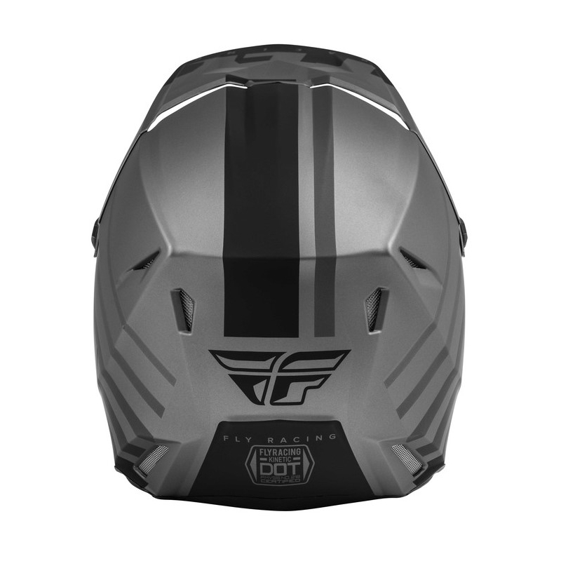 Motocross-Helm FLY Racing Kinetic Thrive grau-schwarz