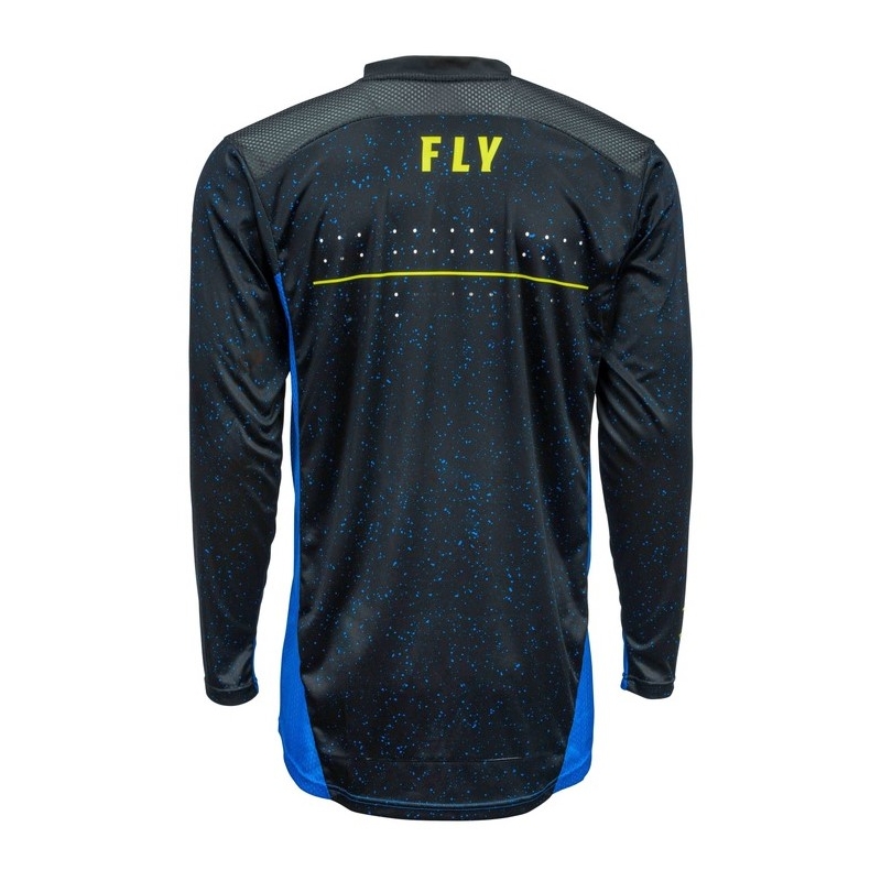 Motocross Trikot FLY Racing Lite 2020 blau-schwarz-fluo gelb