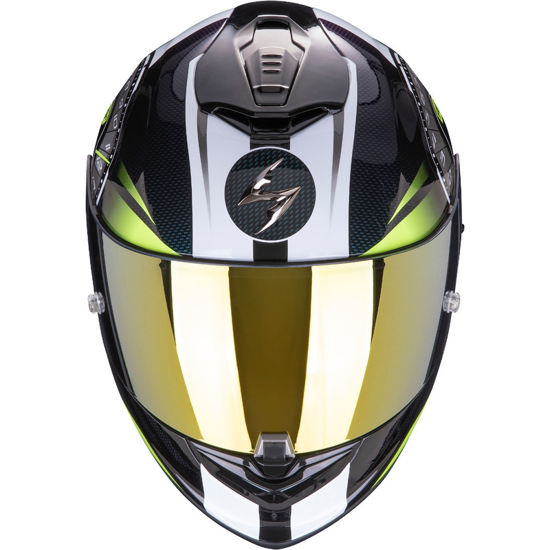 Integralhelm Scorpion EXO-1400 Air Torque schwarz-fluo gelb