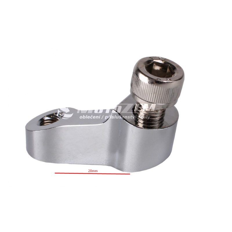 Universaladapter für Spiegelverlängerung R-TOOL M10 chrom