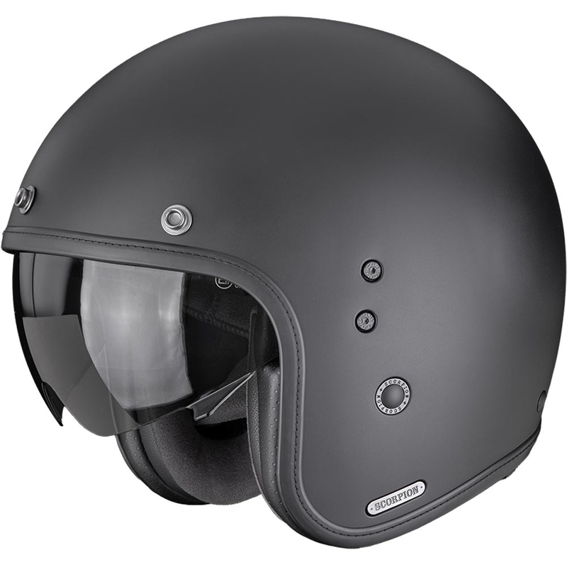 Scorpion Belfast II Solid Jethelm, mattschwarz