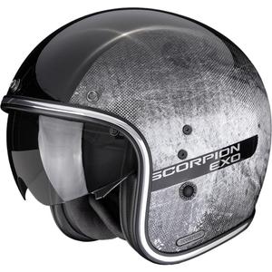 Scorpion Belfast II Quest offener Motorradhelm schwarz-silber