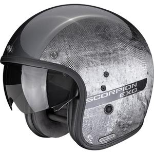 Scorpion Belfast II Quest offener Motorradhelm silber-schwarz