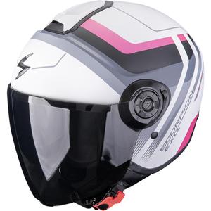 Scorpion EXO-CITY II Sport offener Motorradhelm, mattgrau-rosa
