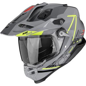 Enduro-Helm Scorpion ADF-9000 Air Summit silber-fluoreszierend gelb