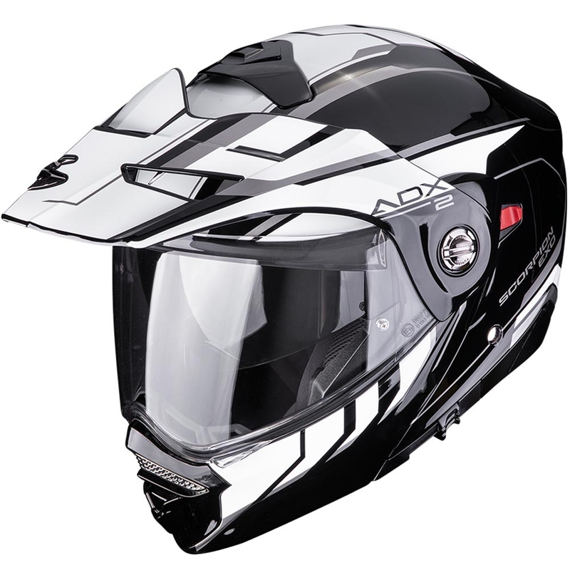 Enduro-Motorradhelm Scorpion ADX-2 Walt schwarz-weiß