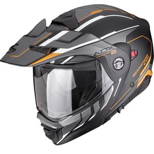 Enduro-Motorradhelm Scorpion ADX-2 Walt, matt schwarz-orange