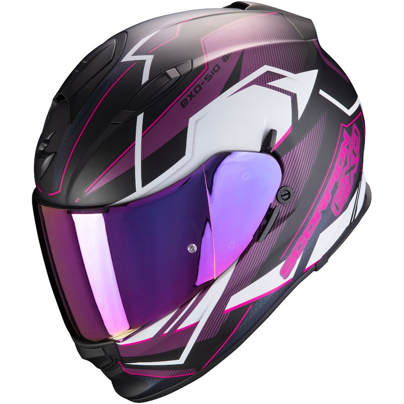 Integralhelm Scorpion EXO-510 Air Balt schwarz-weiß-rosa