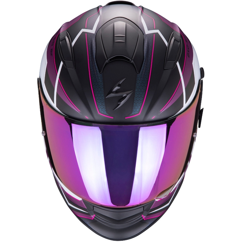 Integralhelm Scorpion EXO-510 Air Balt schwarz-weiß-rosa