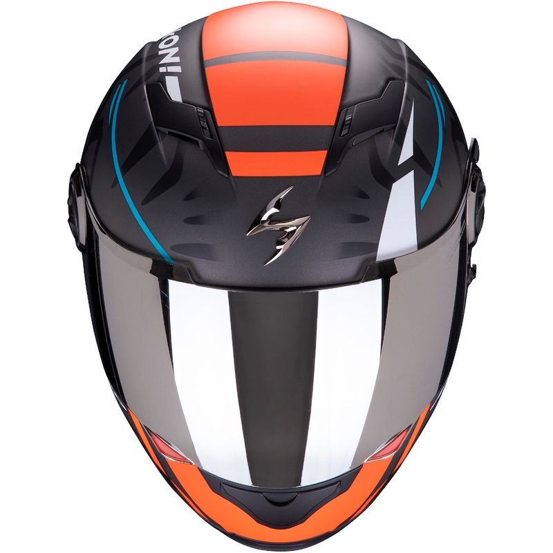 Integralhelm Scorpion EXO-490 Rok Replica II Bagoros schwarz-orange Ausverkauf