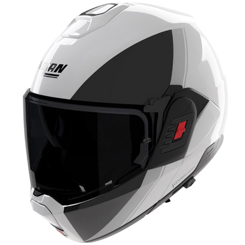 Klappbarer Motorradhelm Nolan N120-1 Verniciatura Speciale 356 glänzend perlschwarz-grau