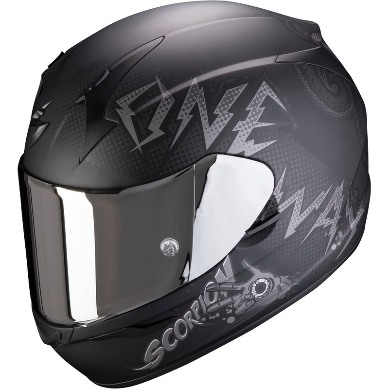Integralhelm Scorpion EXO-390 Oneway schwarz-silber