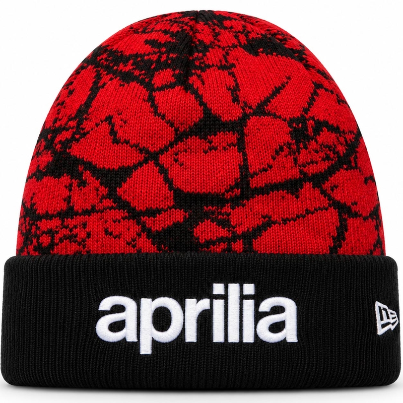 Aprilia Racing Kappe mit Logo rot-schwarz