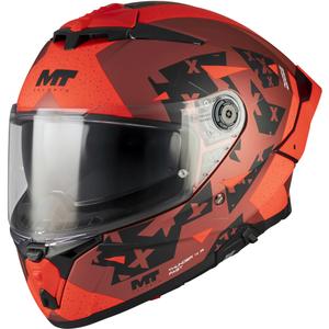 Integralhelm MT Thunder 4 R SV Fast C5, matt schwarz-grau-rot