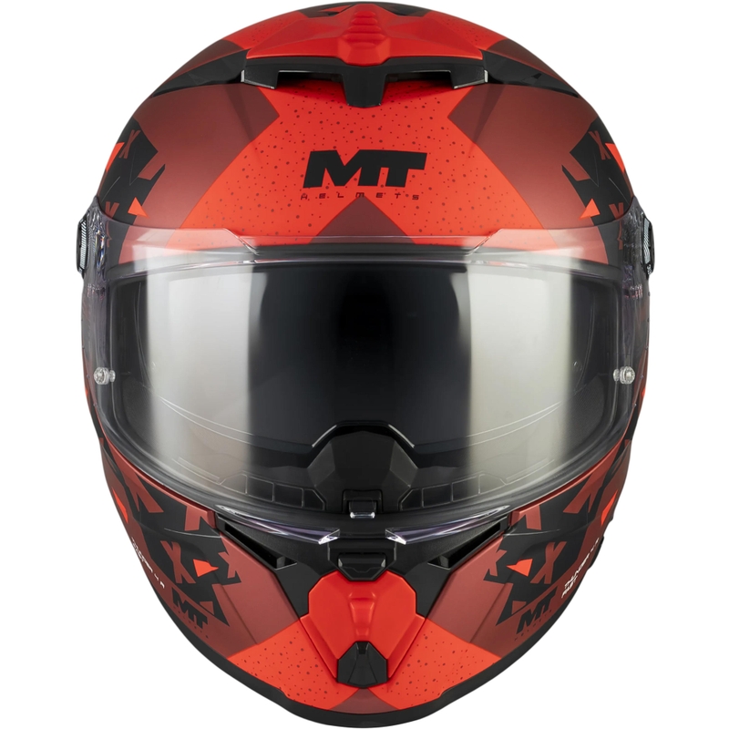 Integralhelm MT Thunder 4 R SV Fast C5, matt schwarz-grau-rot