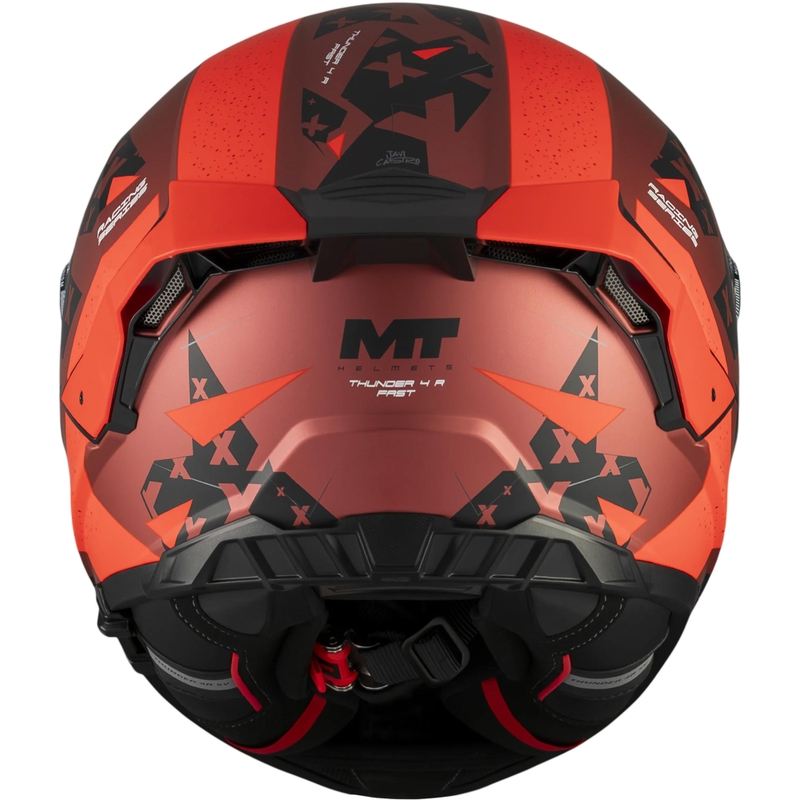 Integralhelm MT Thunder 4 R SV Fast C5, matt schwarz-grau-rot