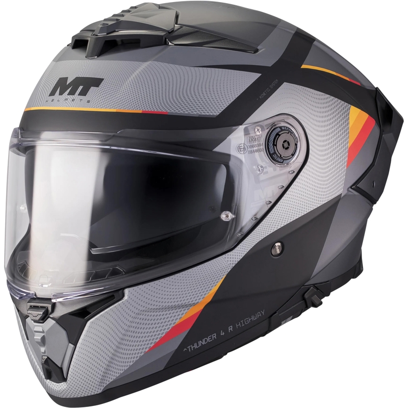 Integralhelm MT Thunder 4 R SV Highway B5, mattgrau-schwarz
