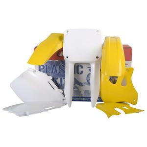 Satz Kunststoffteile POLISPORT 90093 OEM Color für SUZUKI RM 125 1996-1998, SUZUKI RM 250 1996-1998