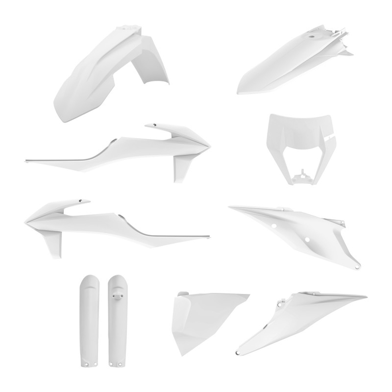 Satz Kunststoffteile POLISPORT white BD