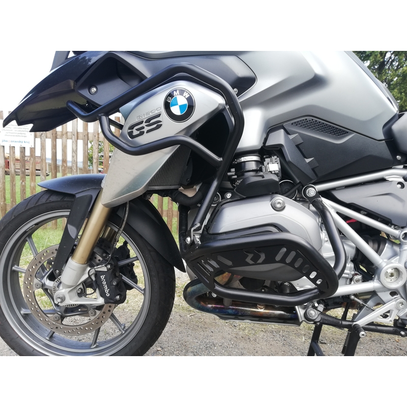 Motor Schutzrahmen RDMOTO schwarz matt upper + lower für BMW R 1200 GS 2013-2019