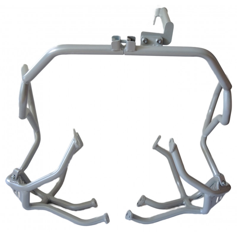 Motor Schutzrahmen RDMOTO silber upper + lower
