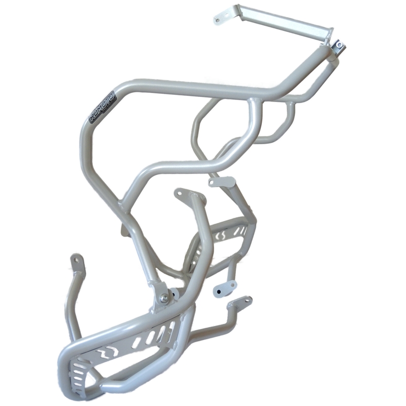 Motor Schutzrahmen RDMOTO silber upper + lower