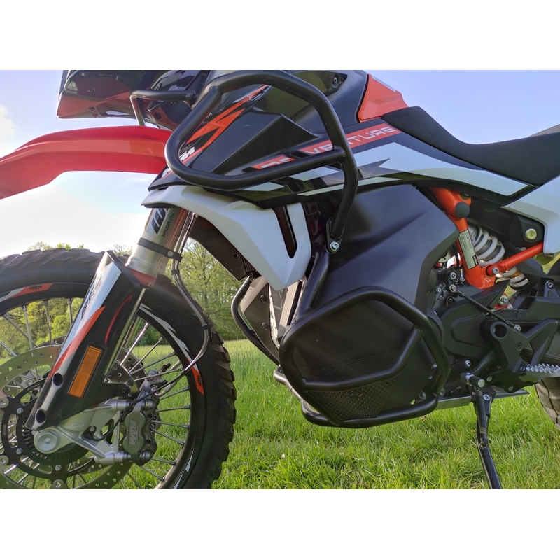 Motor Schutzrahmen RDMOTO schwarz matt upper + lower für KTM Adventure 790 / R 2019-2020, KTM Adventure 890 /R/L 2021-2022