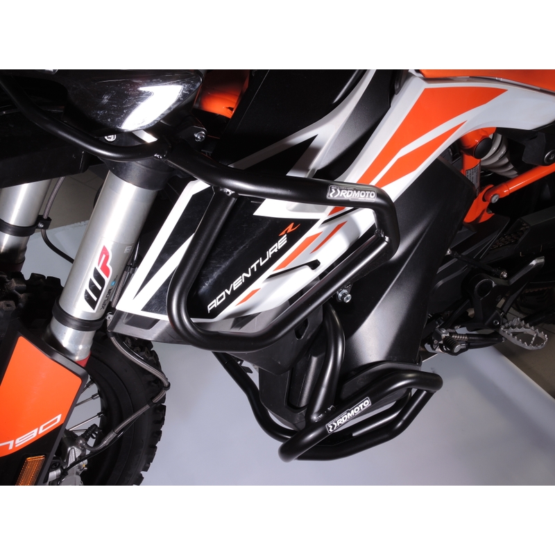 Motor Schutzrahmen RDMOTO schwarz matt upper + lower für KTM Adventure 790 / R 2019-2020, KTM Adventure 890 /R/L 2021-2022