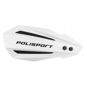 Handguard POLISPORT MX BULLIT 8308500030 with mounting system White für HONDA CRF 450 R 2021-2026, HONDA CRF 450 RX 2021-2026