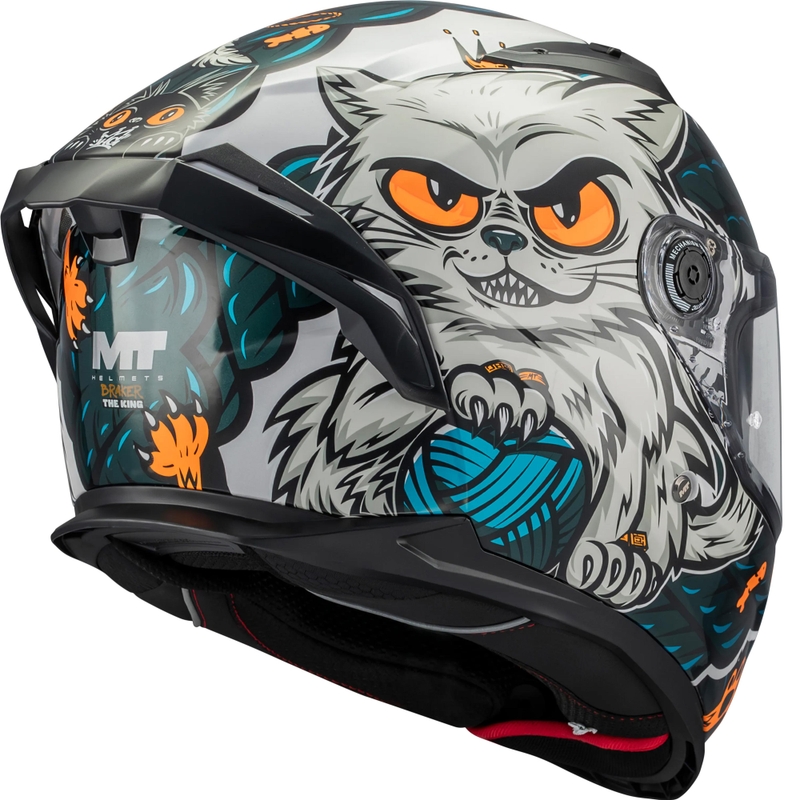 Integralhelm MT Braker SV King A7 grau-blau