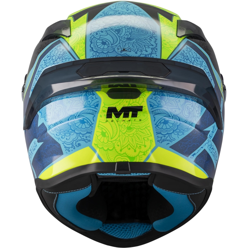 Integralhelm MT Targo S Danish_26_Brasil C3 blau-fluoreszierend gelb-rot