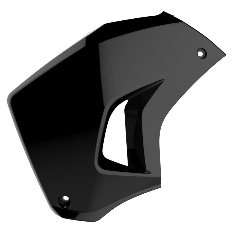 Radiator scoops POLISPORT links schwarz für KAWASAKI KLR 650 2008-2018