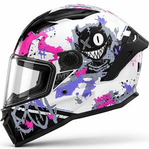 Integralhelm MT Stinger 2 IMP A8 weiß-schwarz-rosa