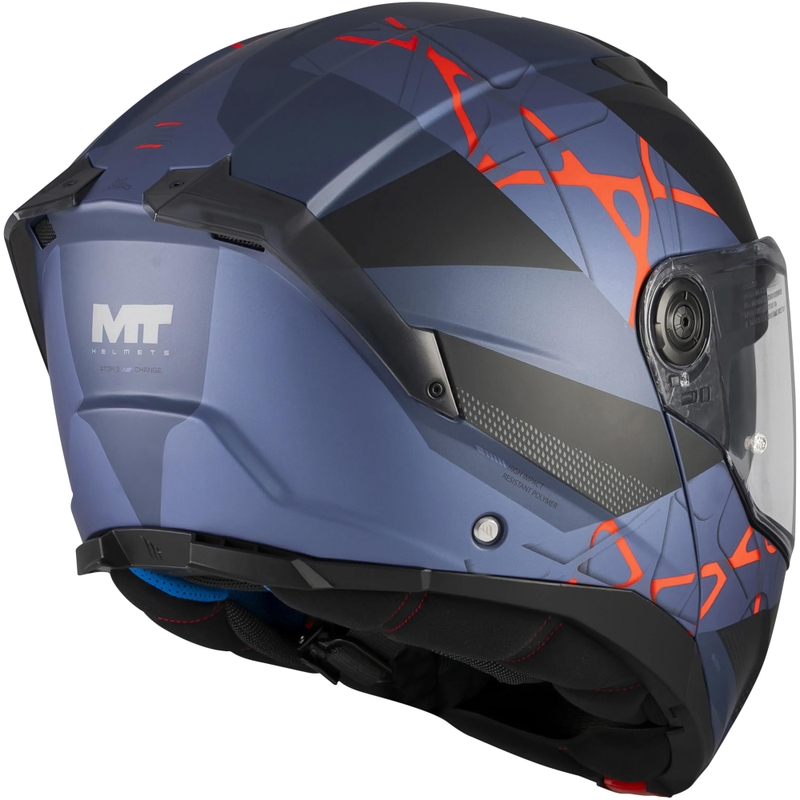 Klapphelm MT Atom 2 SV Change C17 matt schwarz-blau