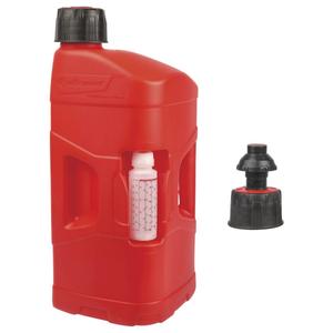 Utility can POLISPORT PROOCTANE Clear red