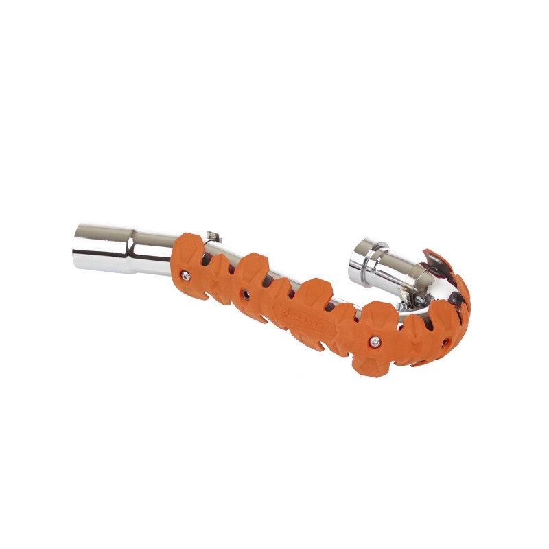 Exhaust head pipe guard POLISPORT ARMADILLO kurz orange