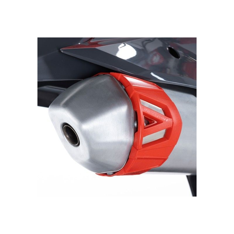 Silencer protector POLISPORT schwarz 200-330mm/ 7.8-11.8 inch