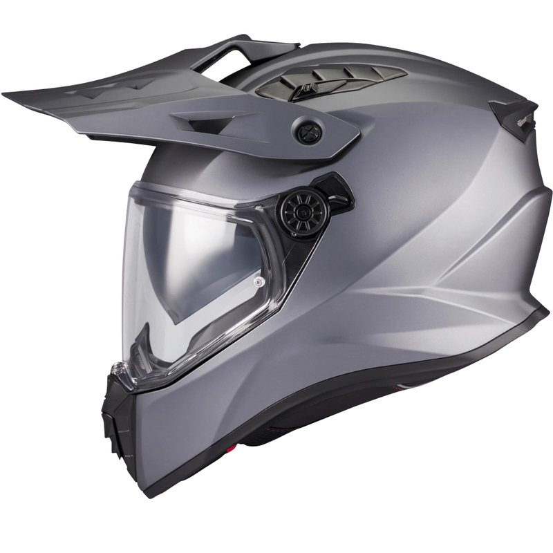 Enduro-Motorradhelm MT Track SV Pure A2, mattgrau