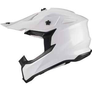 Motocross-Helm MT Falcon S Pure A0 weiß